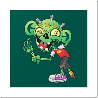 Zumbi monster Posters and Art